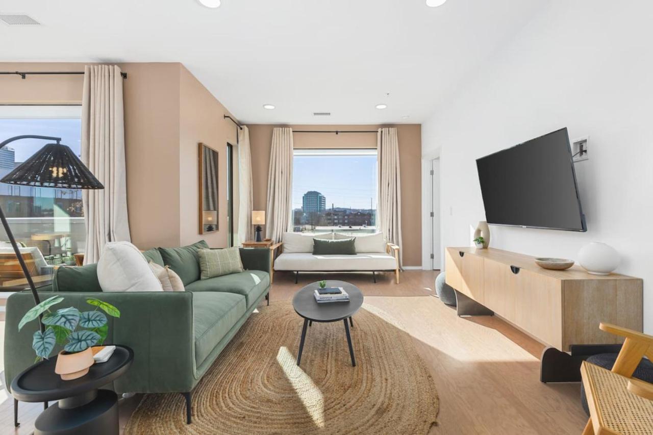 Penthouse With Patio Walk To Downtown 3 Bedrooms 5 Beds Nashville Exteriör bild