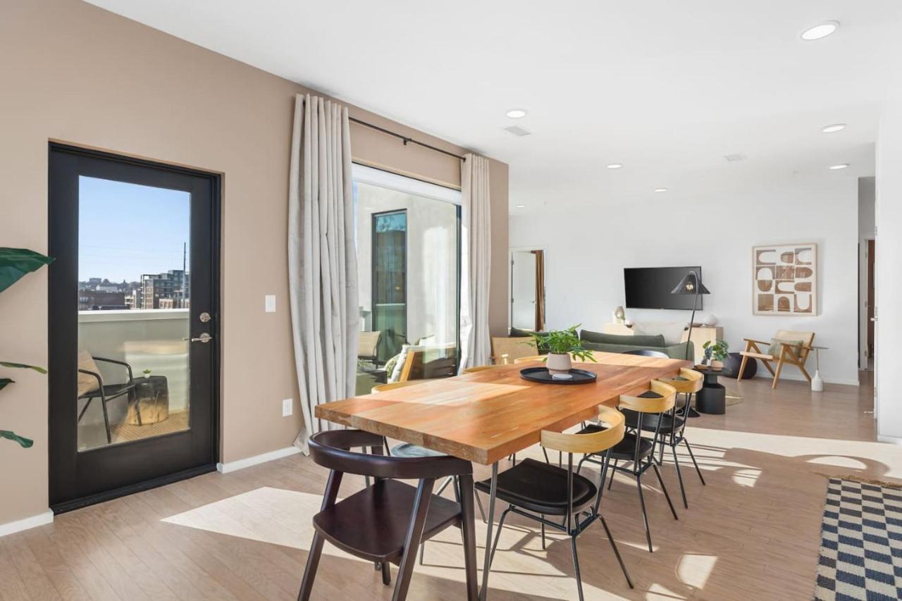 Penthouse With Patio Walk To Downtown 3 Bedrooms 5 Beds Nashville Exteriör bild