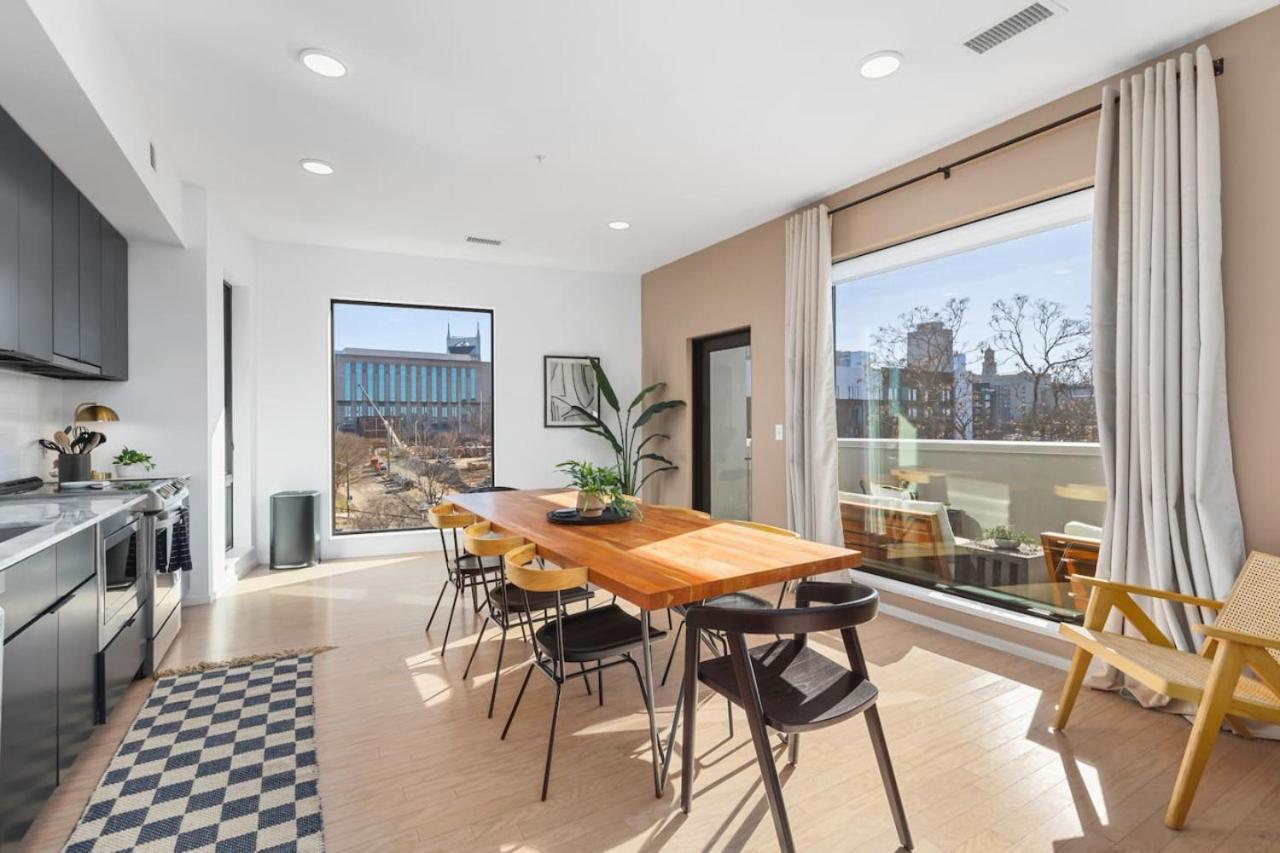 Penthouse With Patio Walk To Downtown 3 Bedrooms 5 Beds Nashville Exteriör bild